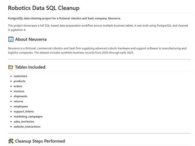 Github Data Cleanup
